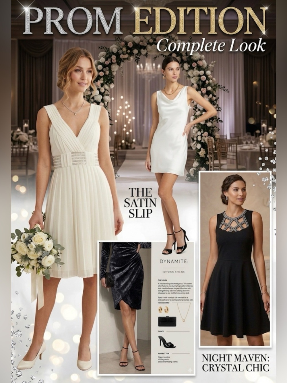 PROM Edition: White/Black Outfits